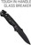 SOG Escape Folding Rescue Knife 3.4" Black Combo Blade (SOG-FF25-CP)