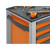 Beta Tools 024002671 c24it /7-o-verrijdbare gereedschapswagen 7 lades, oranje