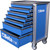 Beta Tools C24It/7-B Mobile Roller Cabinet, 7 Drawer, Blue (024002676)