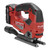 Milwaukee 2737-20 m18 combustível 18 volts lítio- Ion serra tico-tico sem fio sem escova