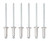 Titan Tools 85528 100 Piece 1/8 In X 3/8 In Aluminum/steel Rivet Set