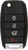 Ilco FLIP-KIA-4B6 Flip Blade Car Key Kia 4 Button Key
