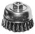 Century Drill Angle Grinder Cup Brush, 6" Knot, Size 5/8 X 11 (76062)
