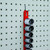 Ernst 8415 Organizador de 13 soquetes com 14 clipes de trava giratória - Vermelho - 3/8