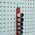 Ernst 8410M 8 Magnetic Socket Organizer with 9 Socket Clips - Red - 1/4