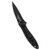 Kershaw 1660ckt poireau, couteau pliant noir ; 3 lames en acier Sandvik 14c28n