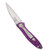 Kershaw 1660PUR Leek Purple Folding Knife; 3 Bead-Blasted High-Performance