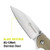 KILIMANJARO (92) 910027 Fixed Blade, Hunting Knife, Outdoor, camping kitchen, Silver