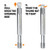 Powerbuilt 641148 12mm Back Tap Spark Plug Thread Repair Tool Straightening Tool