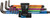 Wera 05022210001 022210 Juego de llaves en L métricas multicolor con función de retención, multicolor