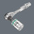 Wera 05003793001 8008 A Zyklop Mini 3 Ratchet with 1/4" drive, 1/4" x 87 mm