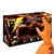 Atlantic Safety Products OR-S Orange Lightning Exam Gloves, Orange, S, 100-Ct