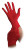 Atlantic Safety Products RL-M Red Lightning Nitrilhandschuhe, mittel, 100 Stück/Karton