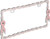 Bell Automotive Pink Breast Cancer License Plate Frame (22-1-46450-8)