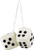 Bell Automotive 22-1-33606-8 Fuzzy Dice -White