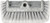 Carrand 93111 Car Quad 10" Brush Head , Gray