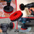 Chemical Guys acc508 accessoire de brosse pour perceuse multi-surfaces spinner, rouge