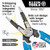 Klein Tools K12065CR Wire Stripper/Cutter/Crimper Tool for Cutting, Stripping