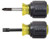 Klein Tools 85071 מברג עם חריצים ופיליפס עם קצות ארון בגודל 5/16 אינץ'