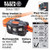 Klein Tools 56064 Rechargeable Auto-Off LED Headlamp, Silicone Strap, 400 lms