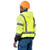 Pioneer Safety v1130460u-4xl chaqueta bomber de seguridad de alta visibilidad, amarillo/negro