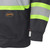 Pioneer Safety V2570470U-L Safety Hoodie, High Visibility, Black, Cotton, L