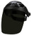 Sellstrom S32050 Single Crown Safety Face Shield Shade 5 IR Tint Uncoated, Black