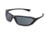 Lunettes de sécurité ultra-élégantes Metro Gateway Safety 23gb83, verres gris, noir