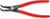 Knipex 4821j31 alicate para arandelas de precisión, interior, ángulo de 90 grados