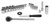 Performance Tool W1173 SAE/Metric 40-Piece Socket Set (1/4" & 3/8" Drive) Silver