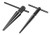 Performance Tool W2967 Tapered Reamer Set w/ T-Handle & Carbon S. Contstruction