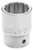 Performance Tool W34538 3/4" Drive 12-Point SAE Standard Socket, 1-3/16"