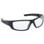 نظارات السلامة SAS Safety 5510-11 vx9 - إطار أسود - عدسة شفافة - صدفي