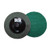 Close-up of Shark 12615 green zirconia 80 grit grinding disc for precision work.