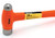 Titan Tools 63160 laranja de alta visibilidade 16 onças. martelo de bola, tamanho único