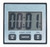 General Tools TI110 LCD Timer, à prova d'água com display Jumbo, 3x3