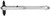 General Tools 807X Ratchet Offset Screwdriver with Nos. 1 Silver