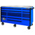 Extreme Tools EX7217RCQBLBK EXQ 72 in. 17-Drawer Blue Triple Bank Roller Cabinet