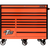 Armário de rolo com 12 gavetas Extreme Tools RX552512RCORBK-X, 55" x 25", laranja/preto