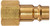 Milton S761 1/4" FNPT HIGHFLOWPRO V-Style/European Interchange Brass Air Plug