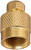 Milton 1457 Brass Screwdriver Type Valve Caps - Box of 10