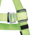 PeakWorks V8255211 Fall Protection Full Body Safety Harness, Green/Black, Small