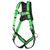 PeakWorks V8006210 Fall Protection Full Body Padded, Green/Black, Universal Fit