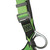 PeakWorks V8006210 Fall Protection Full Body Padded, Green/Black, Universal Fit