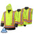 Pioneer Safety 100% Waterproof 7-in-1 Parka, Hi-Vis Yellow/Green (V1120161U-S)