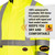 Pioneer Safety v1140460u-m vändbar säkerhetsjacka - hi-vis gul/svart