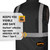 Pioneer Safety V1210270U-L Heated Safety Vest - Hi-Vis Yellow And Black