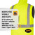 Pioneer Safety V1210260U-M Heated Safety Vest - Hi-Vis Yellow And Black