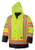 Pioneer Safety V1120161U-4XL High Visibility Parka Jacket, Waterproof 6-in-1 Parka Yellow 4XL