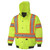 Jaqueta bomber Pioneer Safety V1120360U-2XL de alta visibilidade 300D 6 em 1 Ylw 2XL